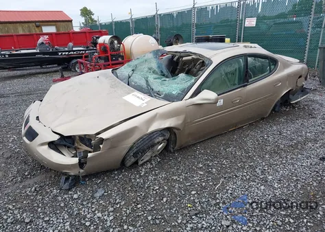 2005 Pontiac Grand Prix Gt из США, поврежденный, VIN 2G2WS522551190412